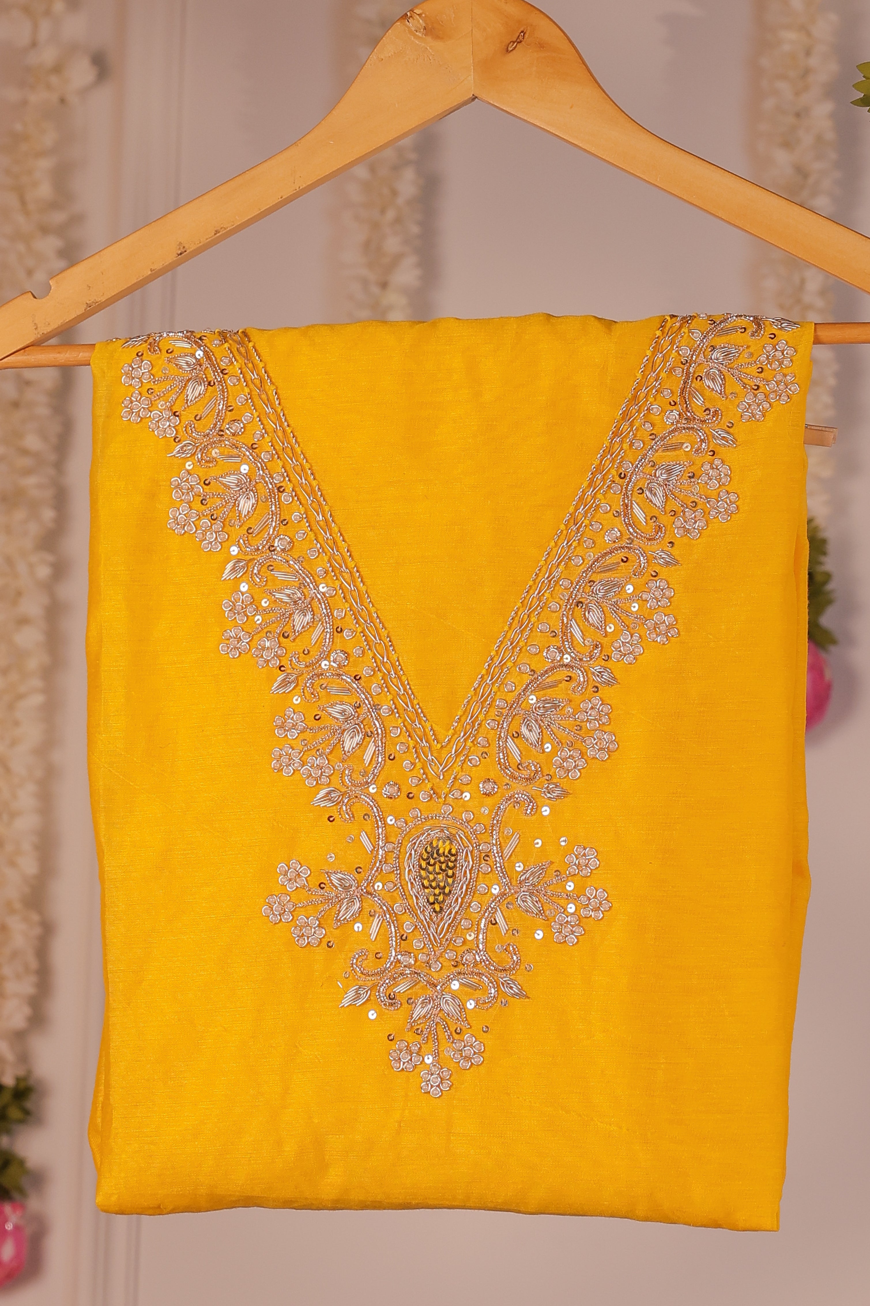Haldi Opulence Semi-Stitched Lehenga Set
