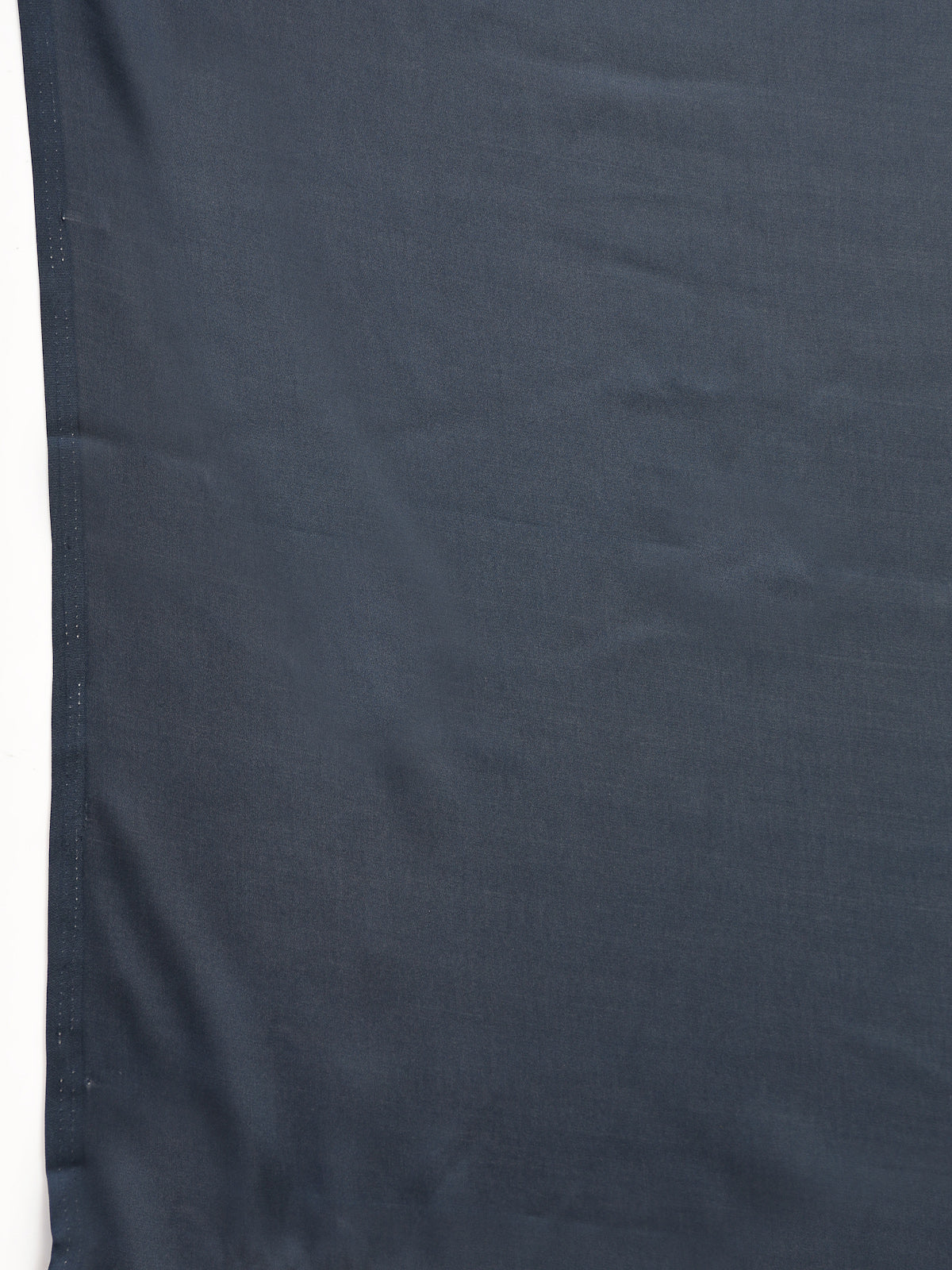 Dark Blue Plain Satin Silk Saree