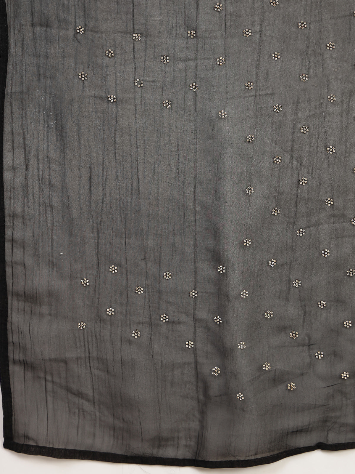 Black Organza Swarovski and Embroidered Saree